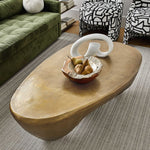 Golden Basin - Coffee Table - Brass