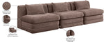 Stellar - 3 Piece 114" Upholstered Modular Armless Sofa