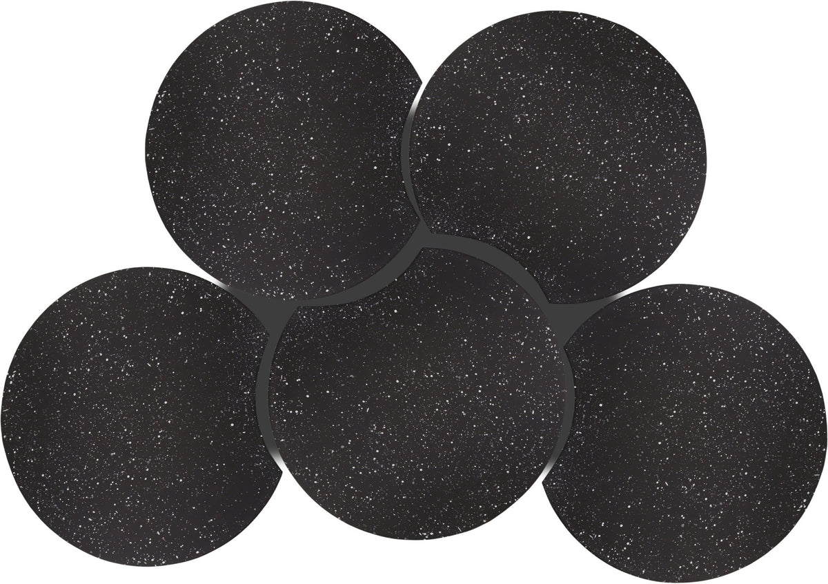 Dimple - 20" 5 Piece Modular Coffee Table - Terazzo Finish