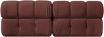 Orin - Velvet Performance Fabric Upholstered 2 Piece Modular Sofa