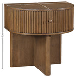 Cortland - Acacia Veneer And Solid Wood Night Stand