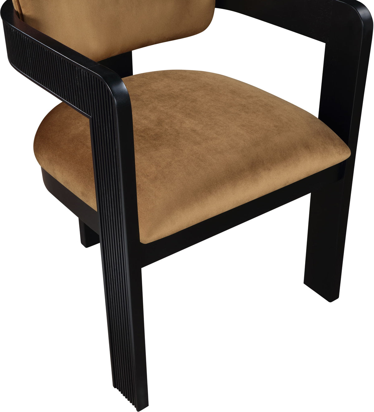 Sacha - Velvet Dining Chair With Black Base (Set of 2)