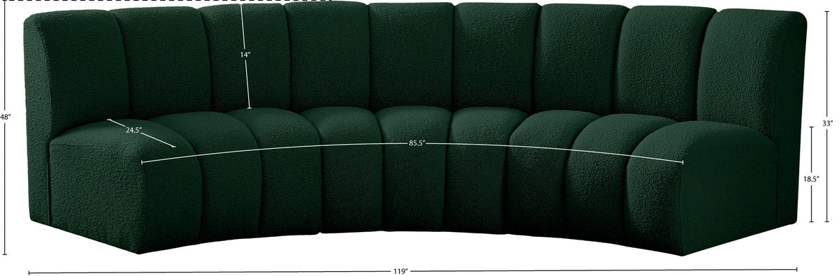 Infinity - 3 Piece Boucle Modular Sectional
