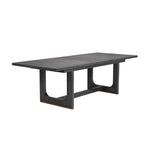 Waterfall - Rectangular Dining Table - Deep Ebony
