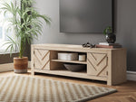 Cayboni - LG TV Stand With Fireplace Option
