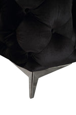 Delilah - Glam Black Fabric Sectional Sofa by VIG Furniture - View 2
