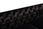 Delilah - Glam Black Fabric Sectional Sofa by VIG Furniture - View 8