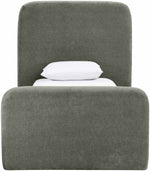 Fira - Chenille Fabric Upholstered Bed
