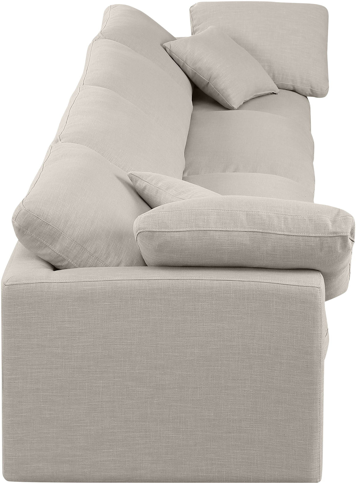 Indulge - Linen 4 Seat Modular Sofa