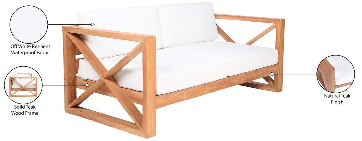 Anguilla - Water Resistant Outdoor Loveseat