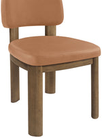 Paloma - Vegan Leather Upholstered Dining Chair (Set of 2) - Brown Frame