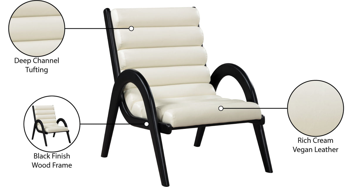 Randal - Accent Chair - Black Frame