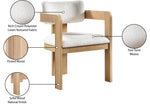 Sacha - Linen Dining Chair With Natural Base (Set of 2)