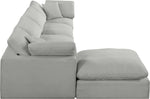 Comfy - 5 Piece Linen Modular Sectional With Chaise