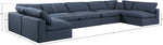 Comfy - 7 Piece Linen Modular Armless Sectional