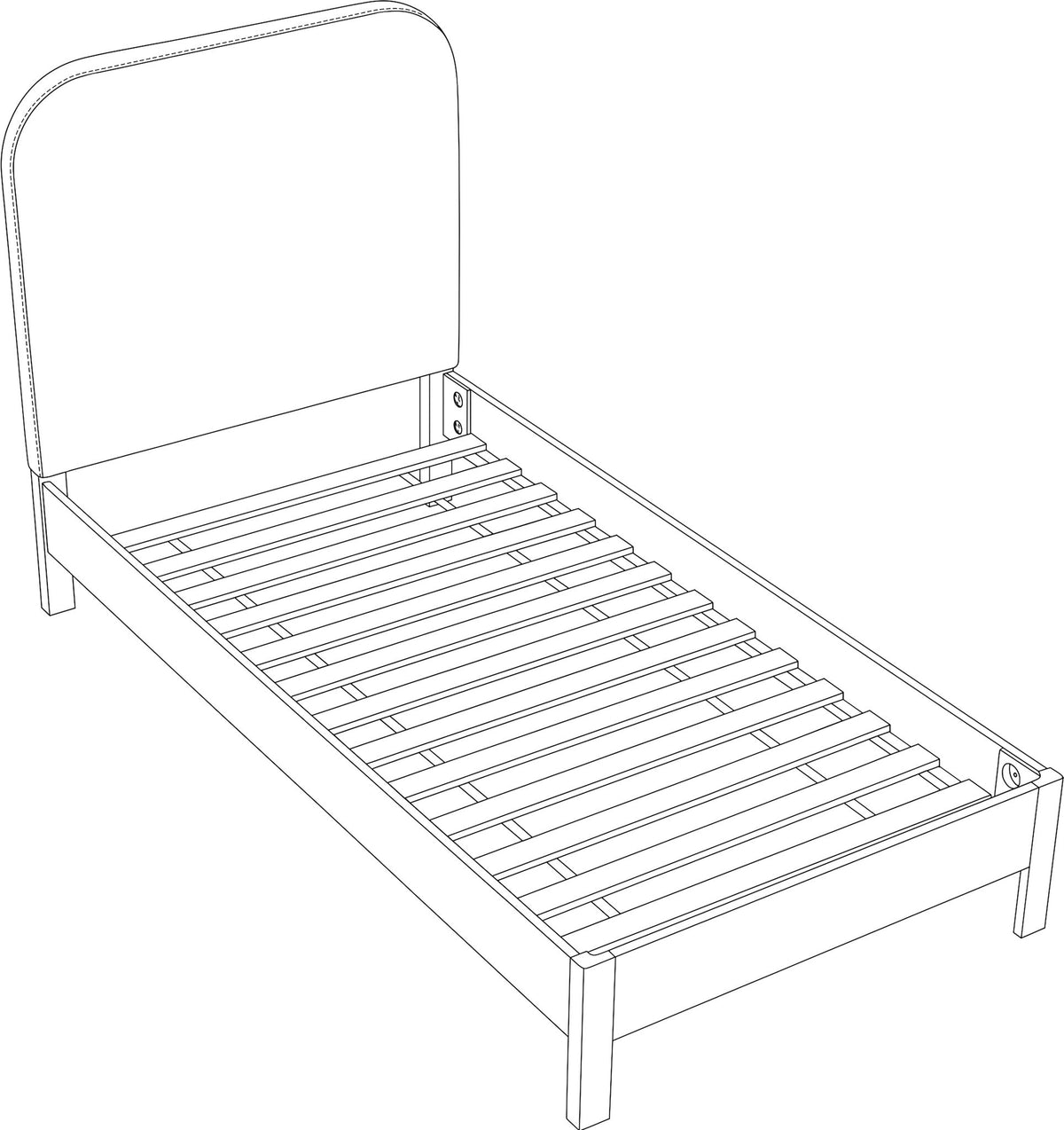 Caswell - Upholstered Bed