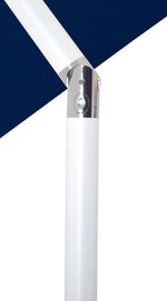 Amalfi - Aluminum Patio Umbrella - White Base / White Pole
