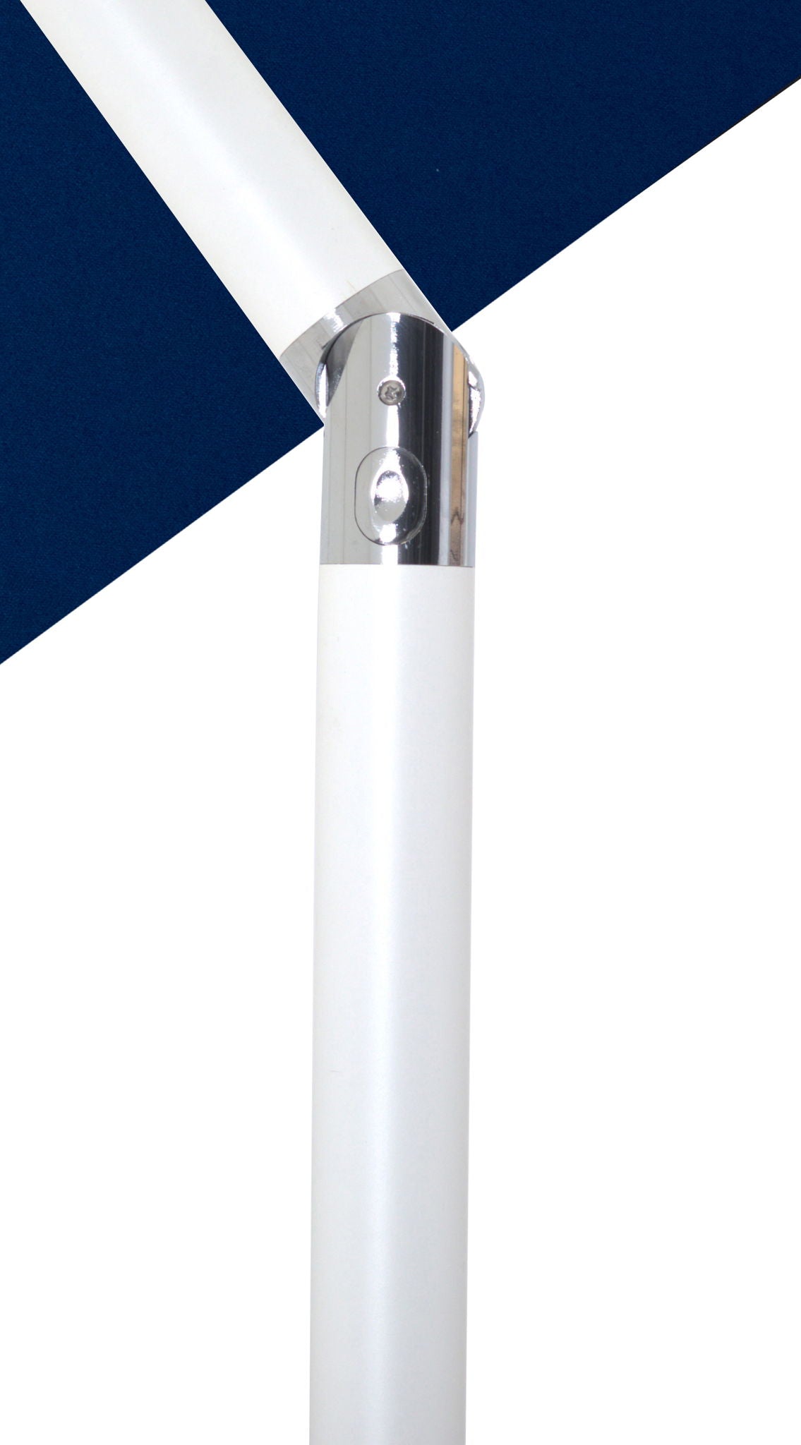 Amalfi - Aluminum Patio Umbrella - White Base / White Pole