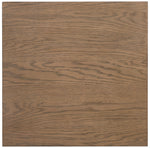 Sonnet - Square End Table - Dark Gray / Light Brown