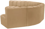 Arc - Velvet 7 Piece U-Shaped Modular Sofa