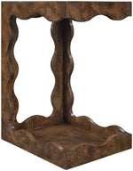 Vassa - Burl Veneer End Table