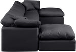 Indulge - Faux Leather 6 Piece Modular Double Chaise Sectional