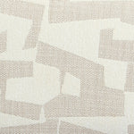 Sezanne - Vegan Leather And 2-Tone Jacquard Dining Chair - Cream