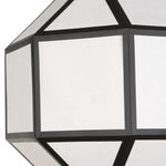 Hoi An - 4 Light Geometric Chandelier - Black