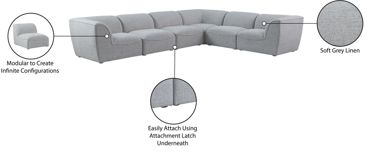 Miramar - 6 Piece Modular Sectional
