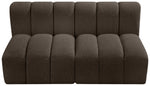 Arc - Boucle Fabric 2 Seats Modular Sofa