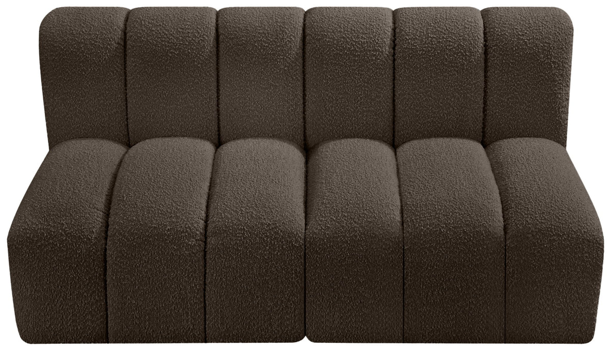 Arc - Boucle Fabric 2 Seats Modular Sofa