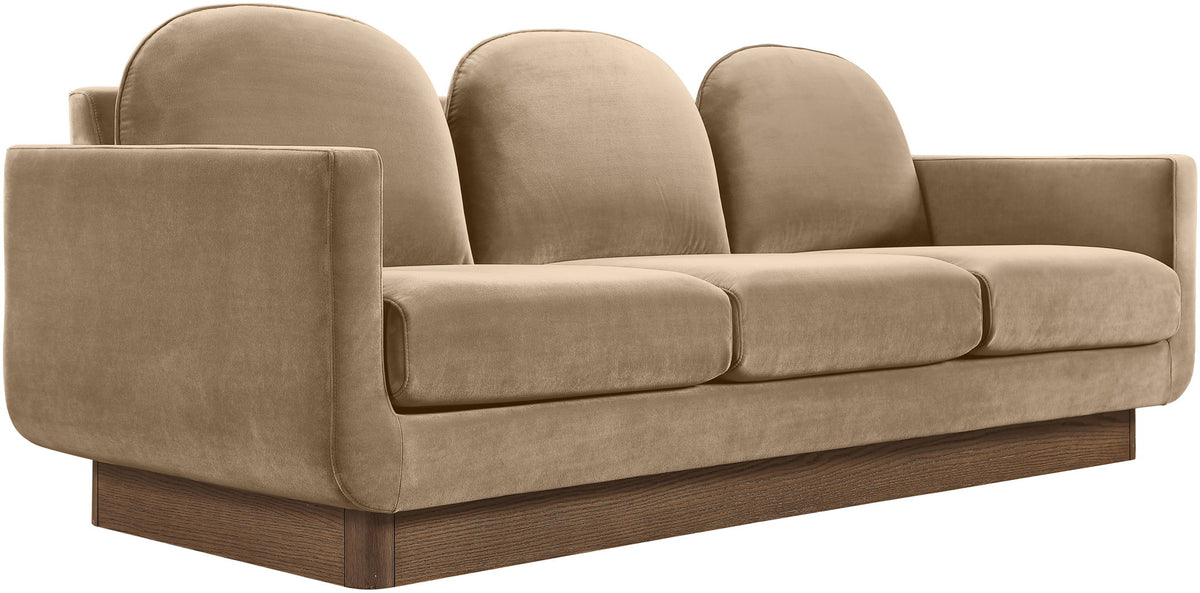 Diviento - Velvet Performance Fabric Upholstered Sofa