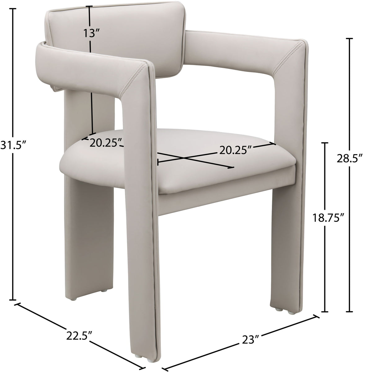 Brenda - Faux Leather Dining Chair (Set of 2)