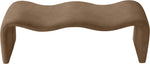 Willow - Faux Leather Bench - Brown