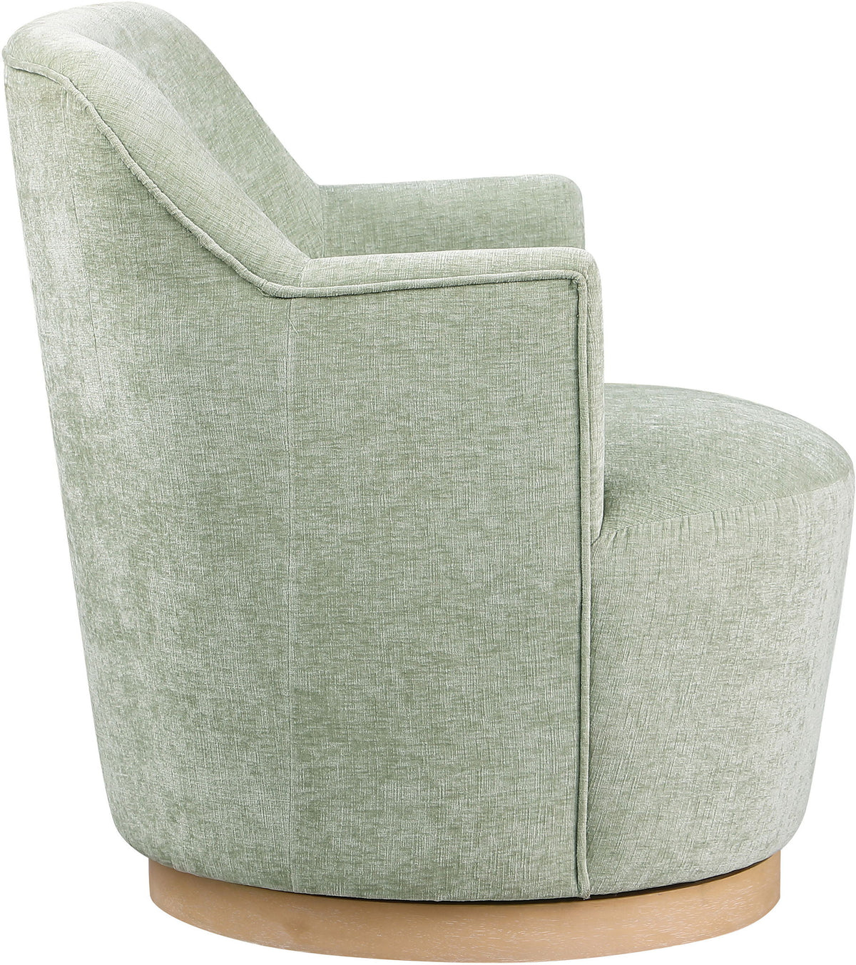 Clarita - Chenille Swivel Accent Chair