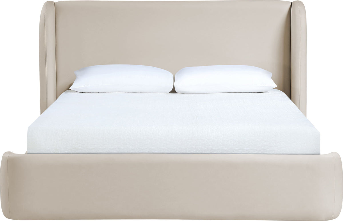 Warby - Vegan Leather Upholstered Bed