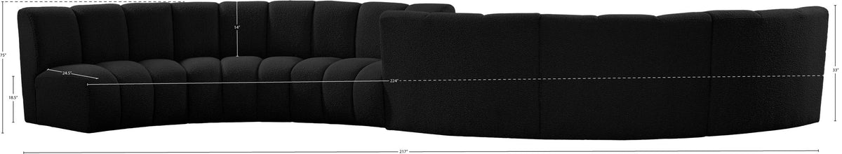 Infinity - 6 Piece Boucle Modular Sectional