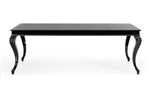 Sovereign Transitional Black Crocodile Dining Table w/ Black Gloss Legs by VIG Furniture - View 5