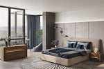 Brittany - Modern Beige Fabric Bed by VIG Furniture - View 6