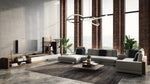 Jefferson Mid-Century Walnut and White High Gloss Entertainment Center by VIG Furniture - View 4