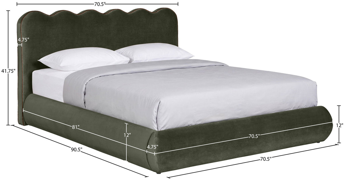 Tempo - Velvet Upholstered Bed
