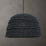 Persephone - Bead 1 Light Pendant - Black