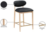 Riccio - Stool - Natural And Gold Frame