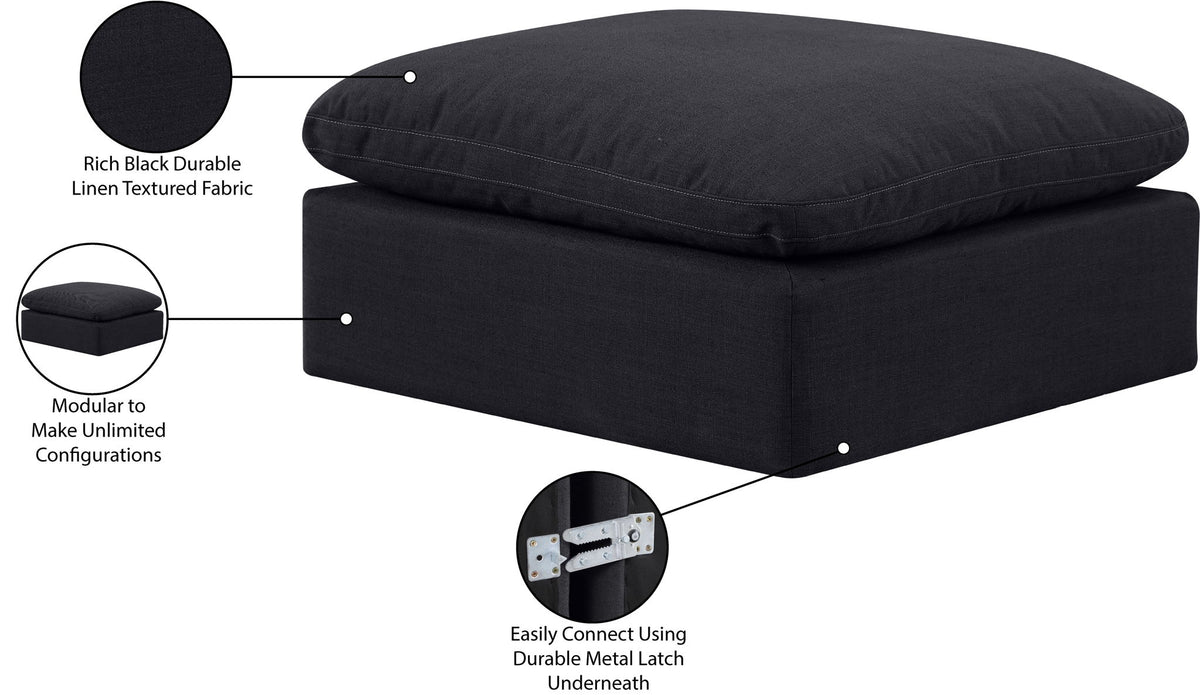 Indulge - Linen Ottoman