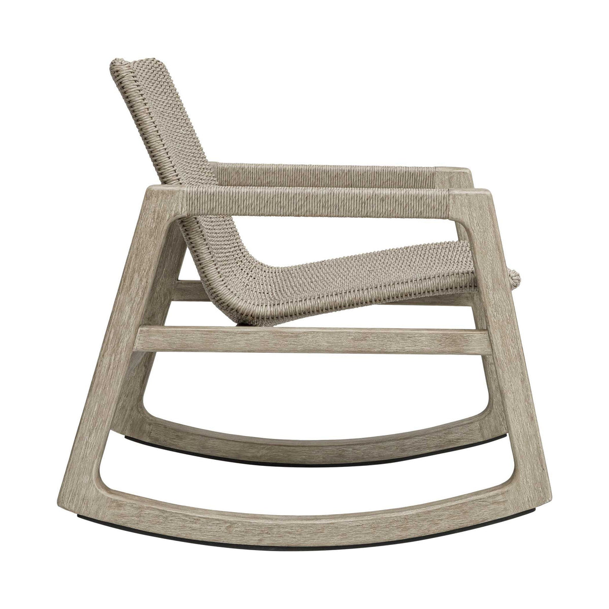 Sumba - Outdoor Wicker Rocking Chair - Gray