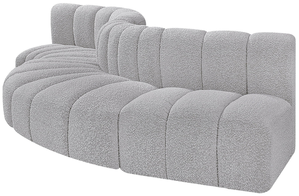 Arc - Boucle Fabric 5 Piece Modular Sofa