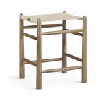 Santos - Backless Counter Stool With Stained Brown Base