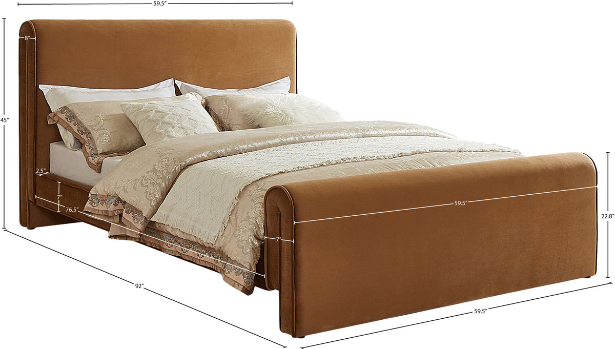 Sloan - Velvet Upholstered Bed