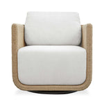 Santorini - Outdoor Swivel Lounge Chair - Brown