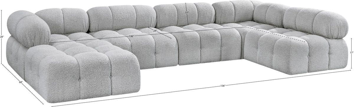 Ames - 6 Piece Modular U-Shaped Sectional